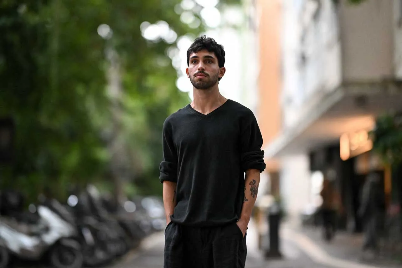 Eduardo Metzker, joven entrevistado para reportaje.