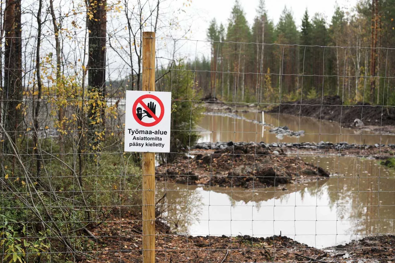 Terreno donde se construirá un data center para Google en Finlandia.