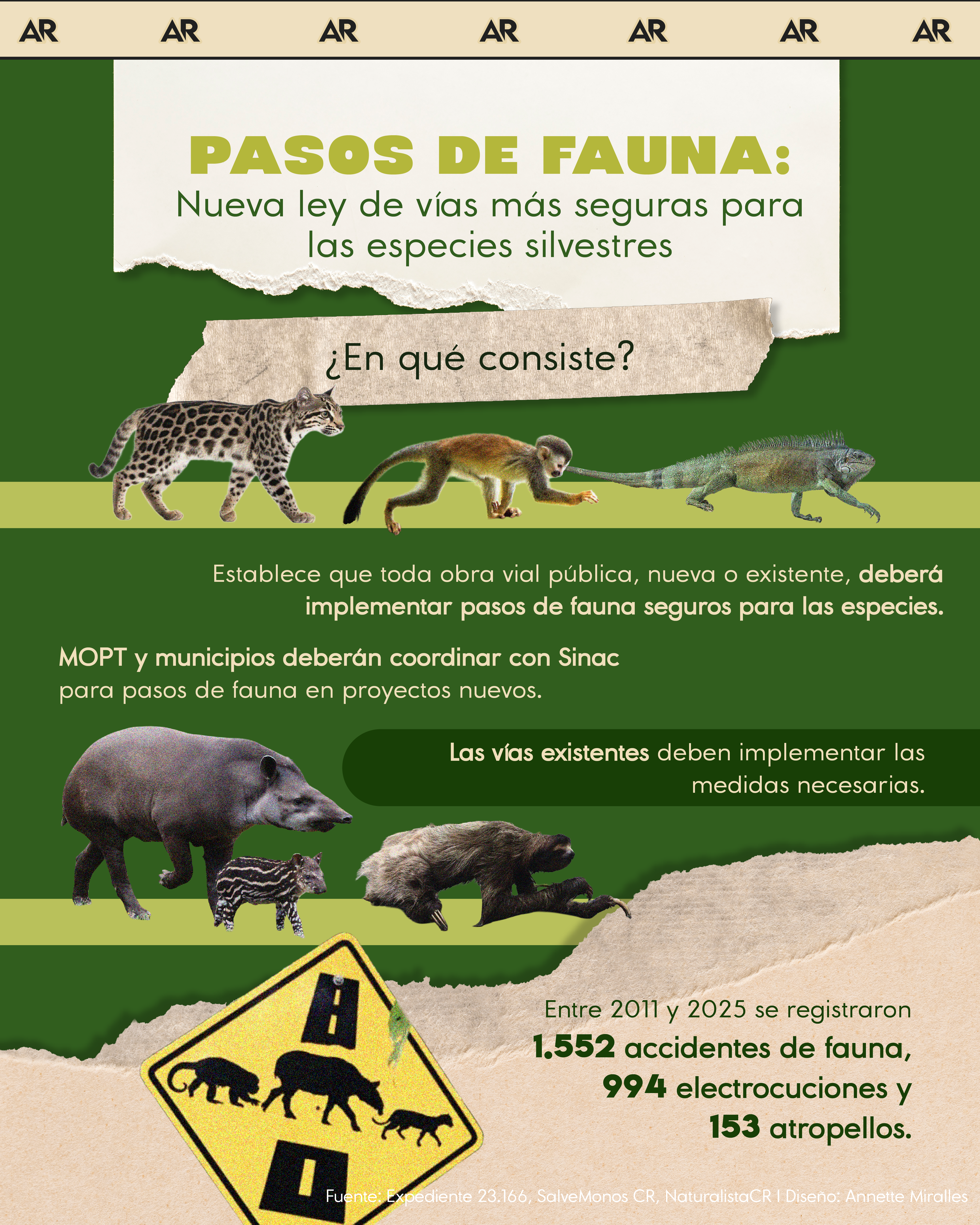 Ley de Pasos de Fauna: Vías más seguras para las especies silvestres