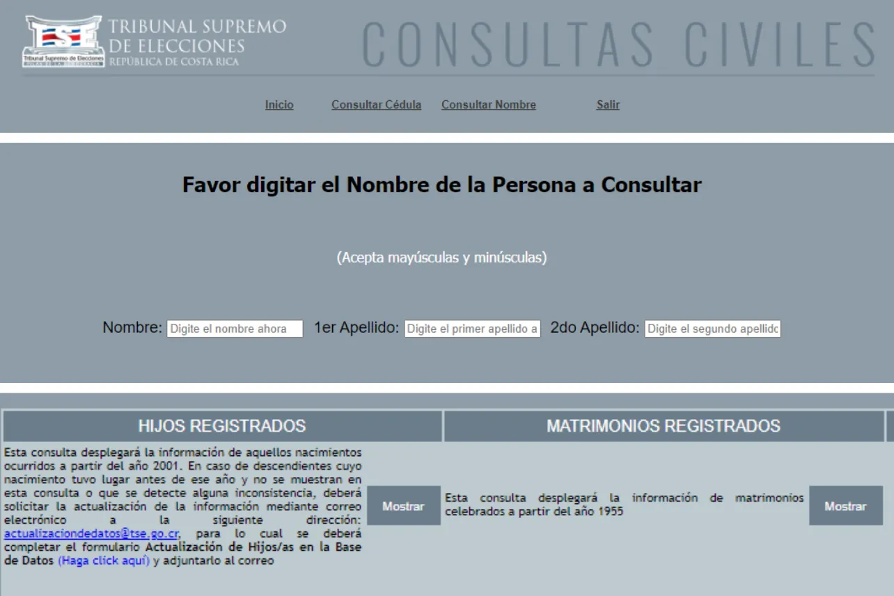 TSE, sistema, ajustes, información, noticias, Costa Rica