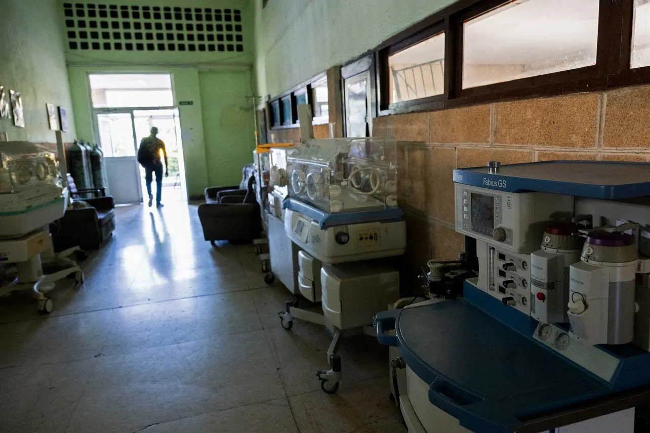 Hospital en Cuba.