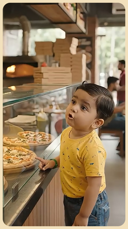 Imagen de niño hecha con iA.