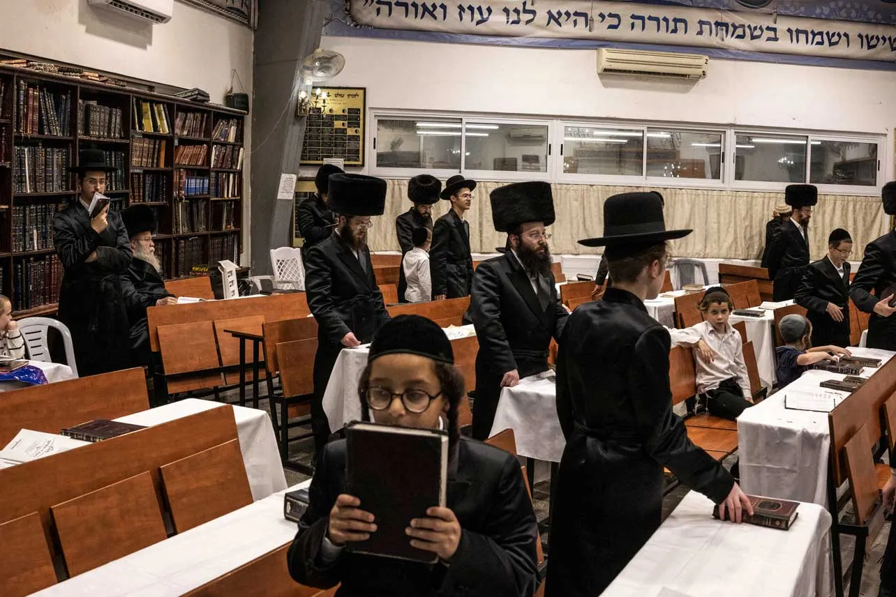 Judíos ultraortodoxos.