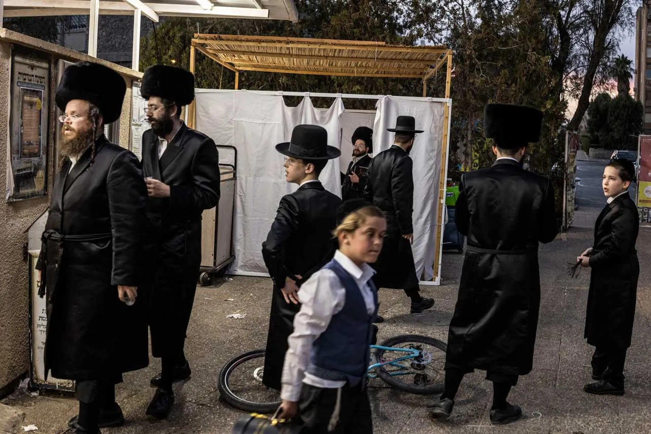 Judíos ultraortodoxos.