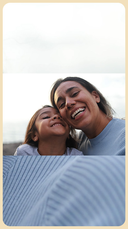 Madre y hija.
