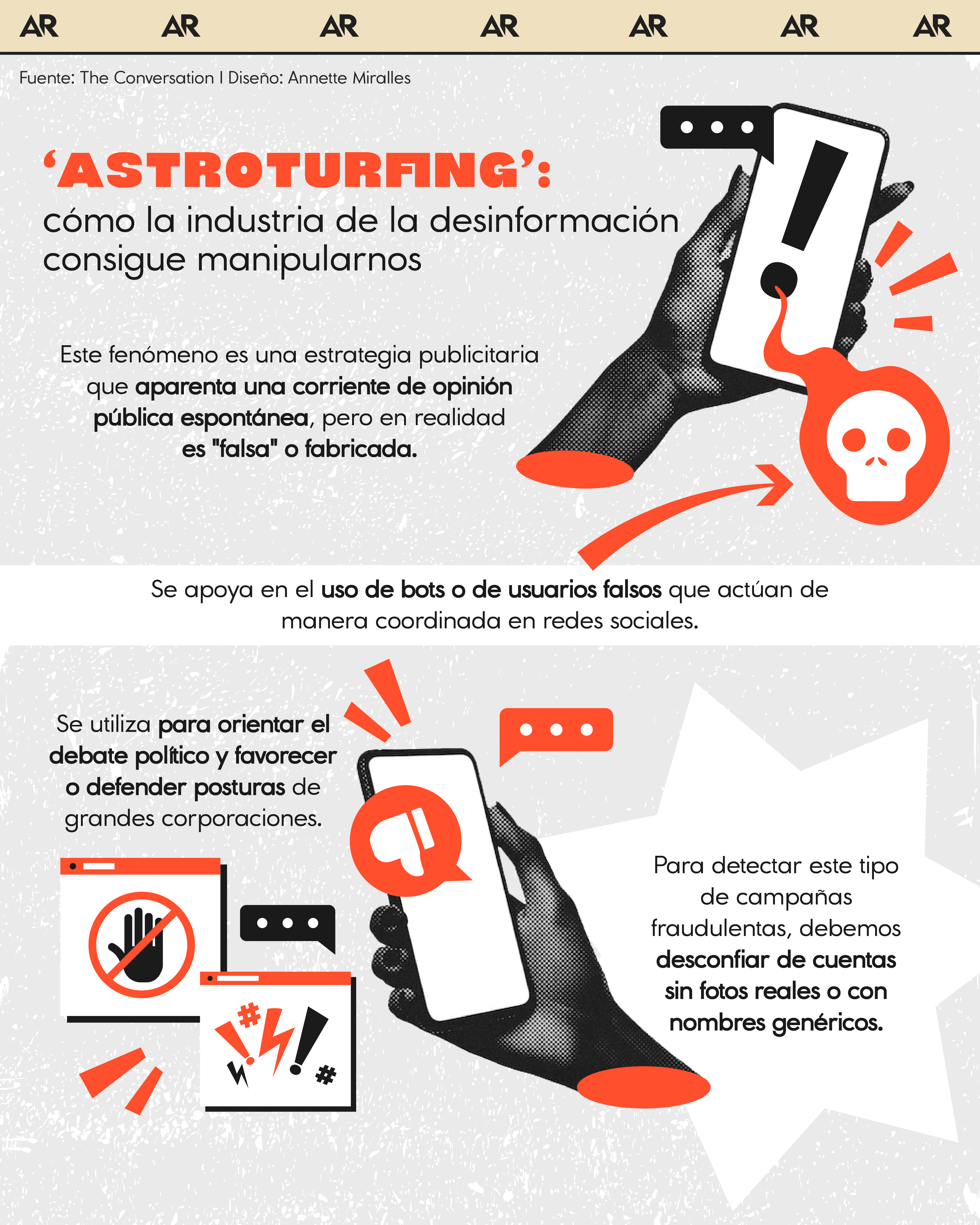 ‘Astroturfing’: cómo la industria de la desinformación consigue manipularnos