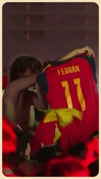 Celebraciones en España tras ganar el Mundial.