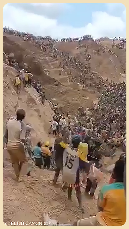 Colapso de mina en República Centroafricana.