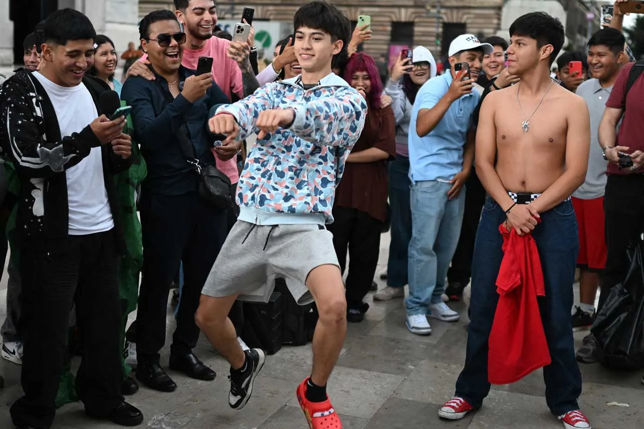 Batalla de aura en México.