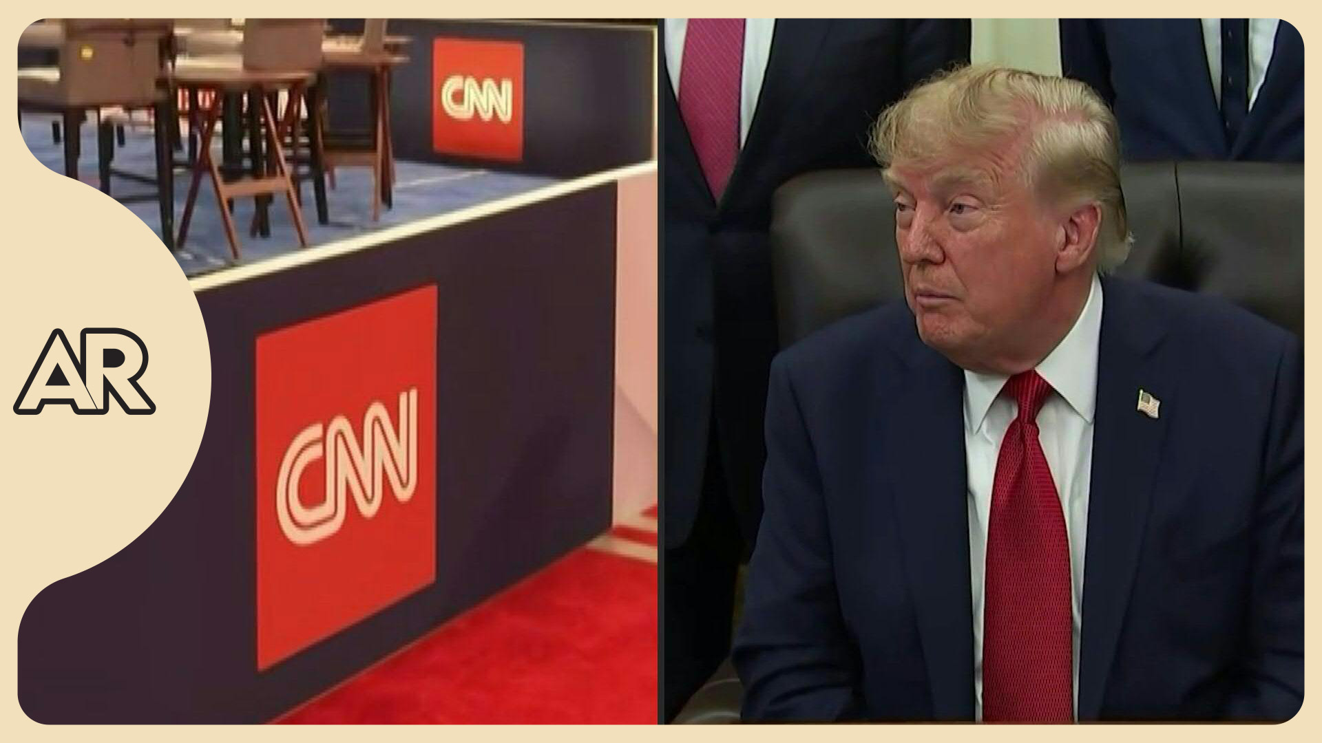 Grandes medios se unen contra el veto de Trump a tres cadenas