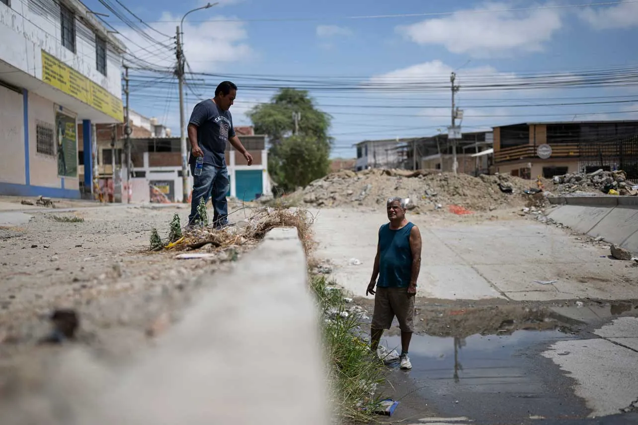 Falta de agua en Perú.