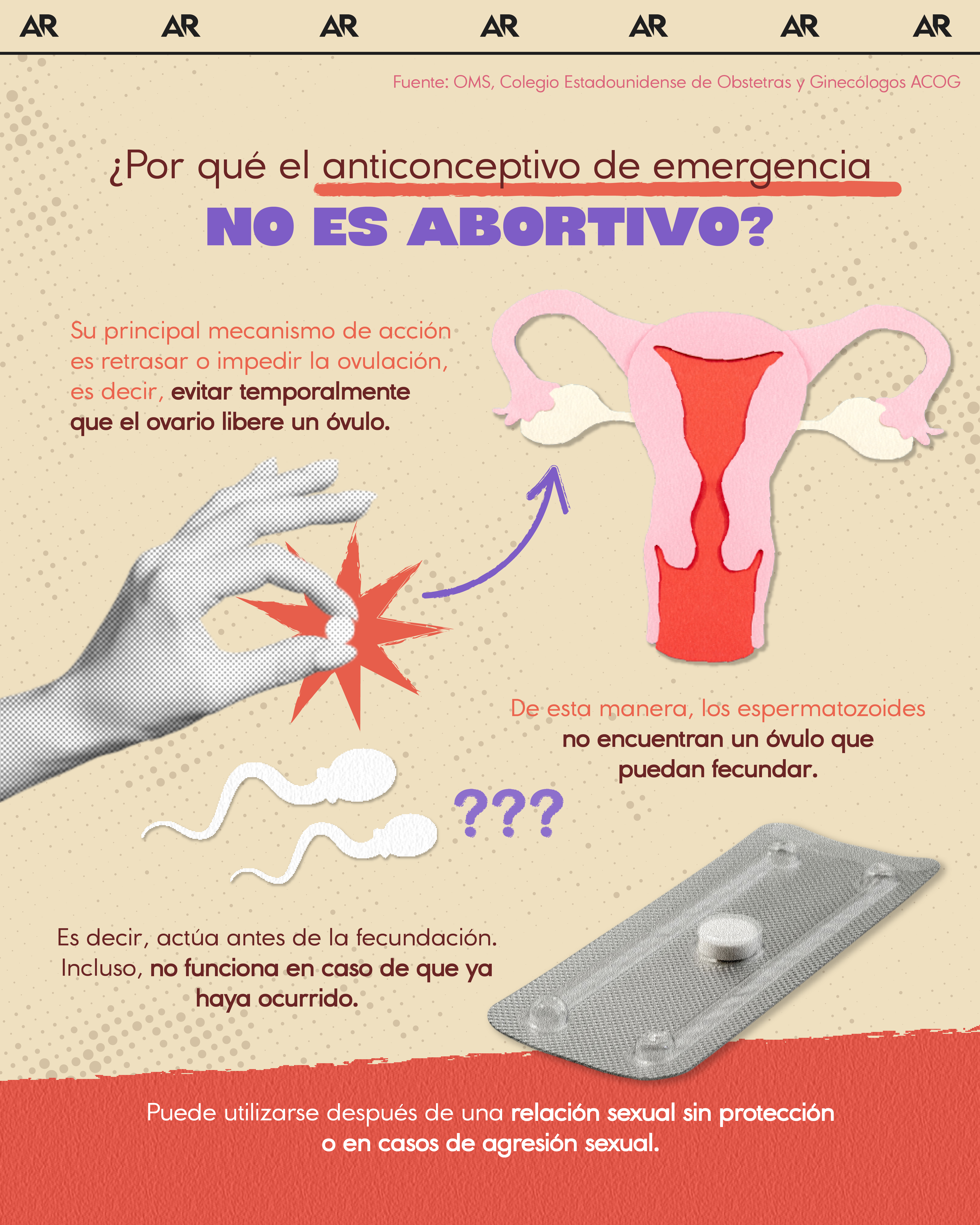 ¿Por qué el anticonceptivo de emergencia no es abortivo?
