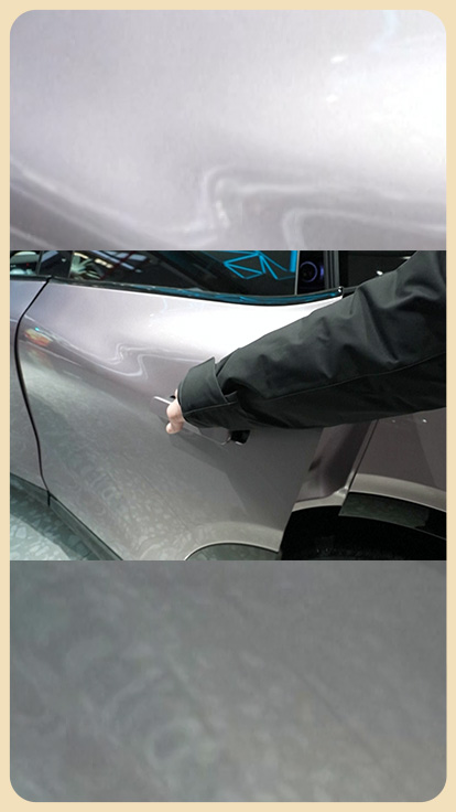 Manija de automóvil Tesla.