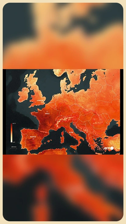 Ola de calor en Europa.