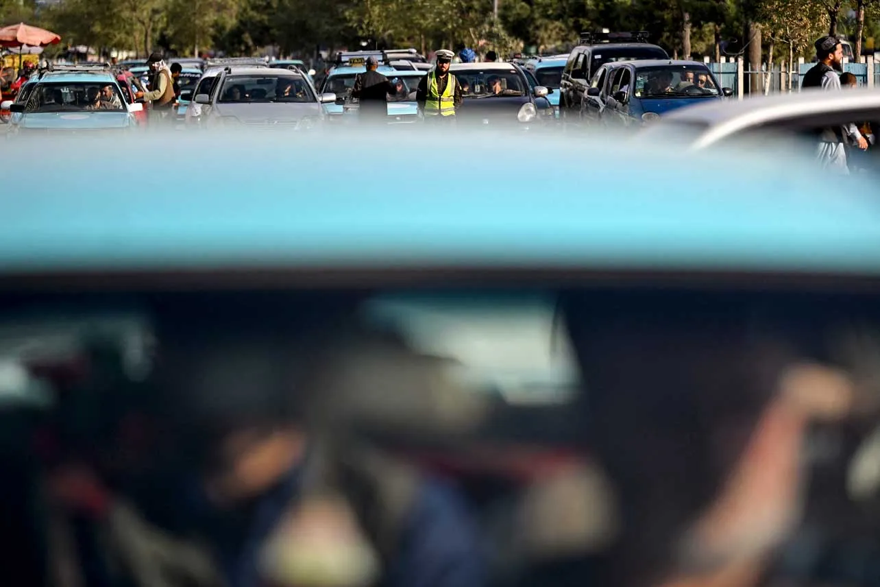 Taxis en Afganistán.