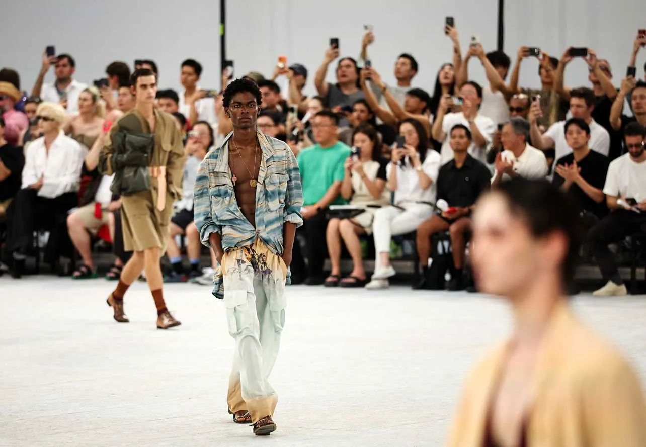Desfile de moda en París.