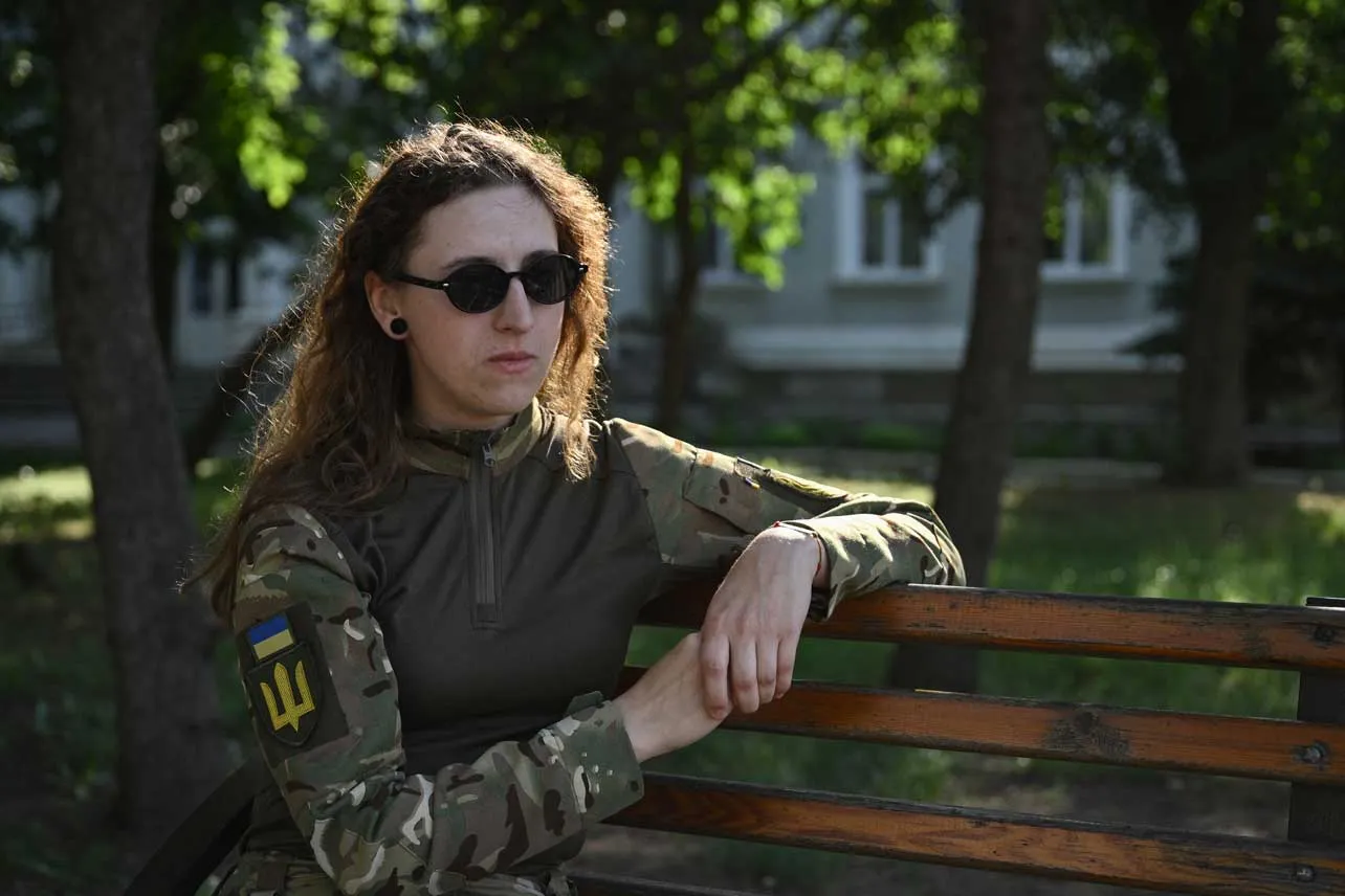 Viktoria, piloto de dron militar.