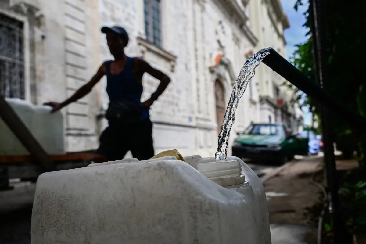Escasez de agua en Cuba