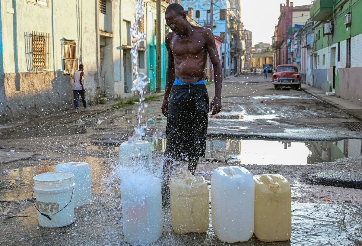 Escasez de agua en Cuba
