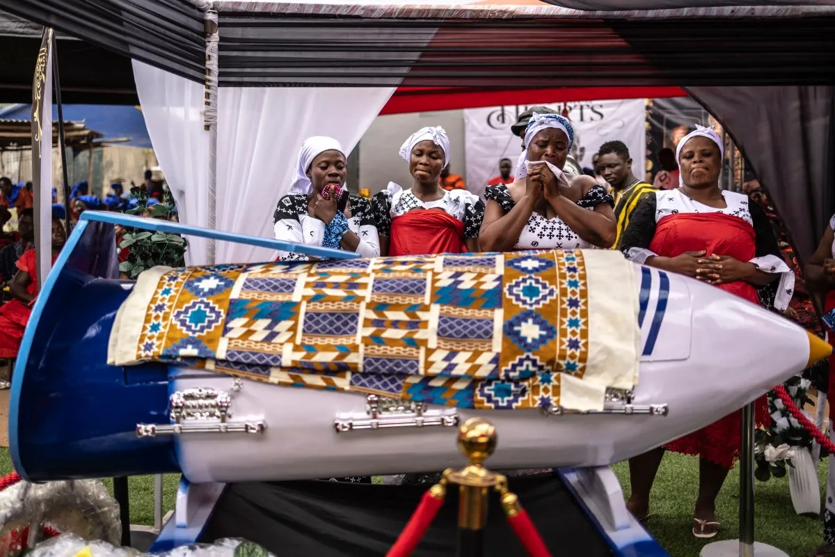 Ataúdes en Ghana
