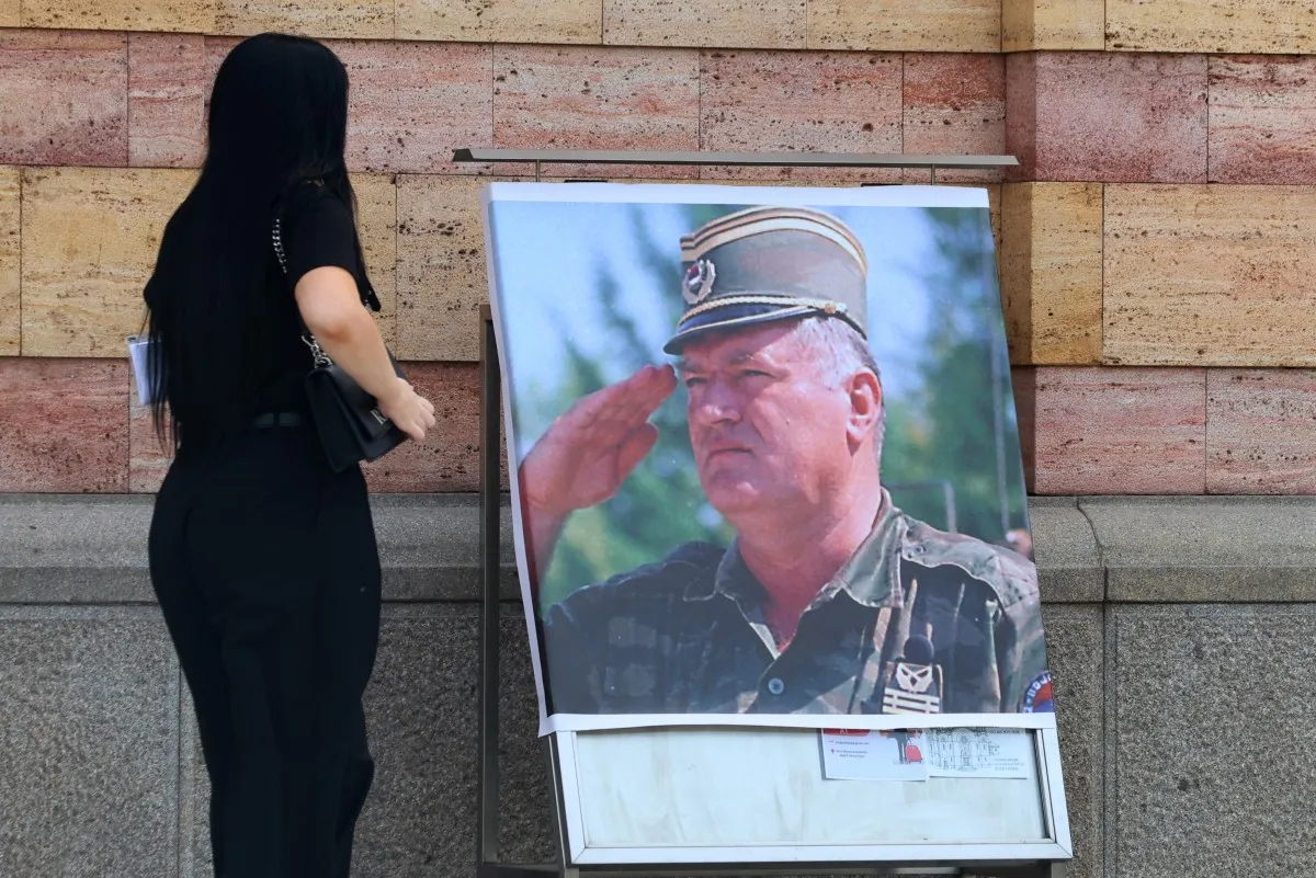 Retrato de Ratko Mladic