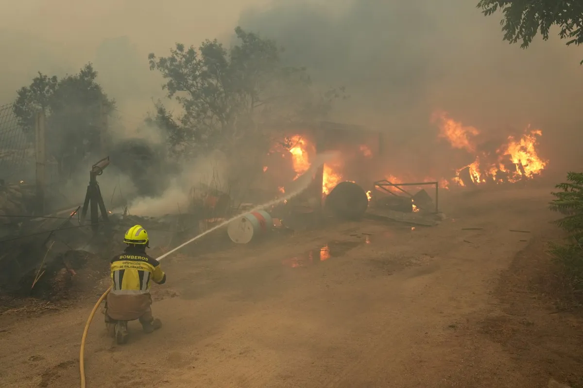 Incendios en Madrid