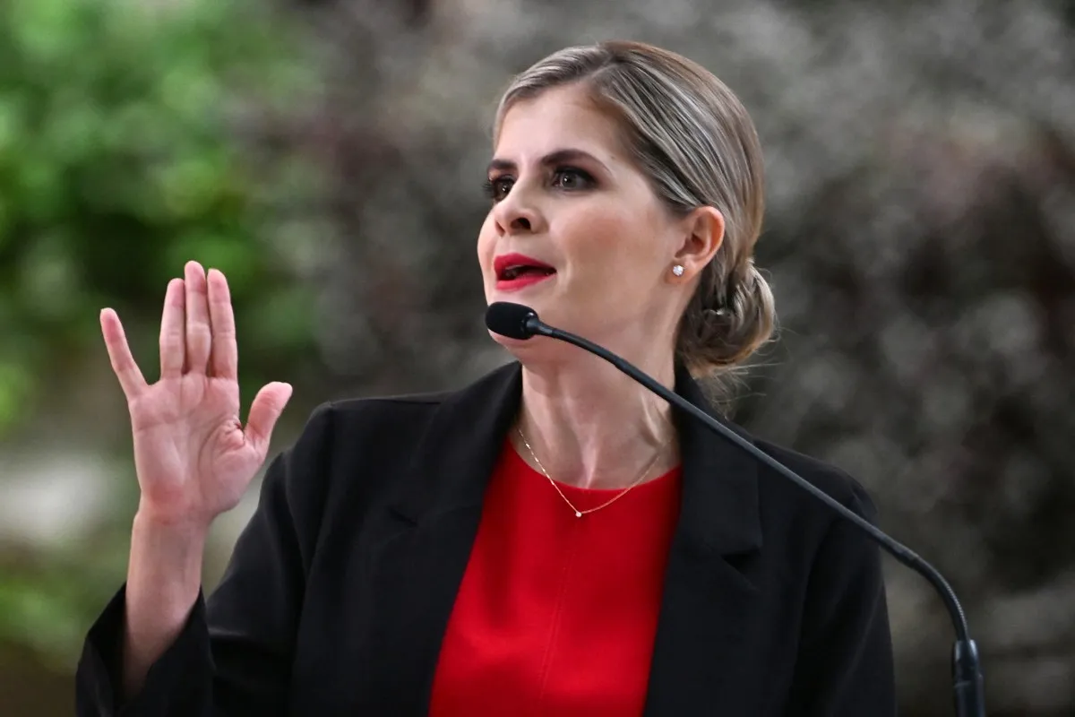 Laura Fernández, presidenta de Costa Rica. AFP