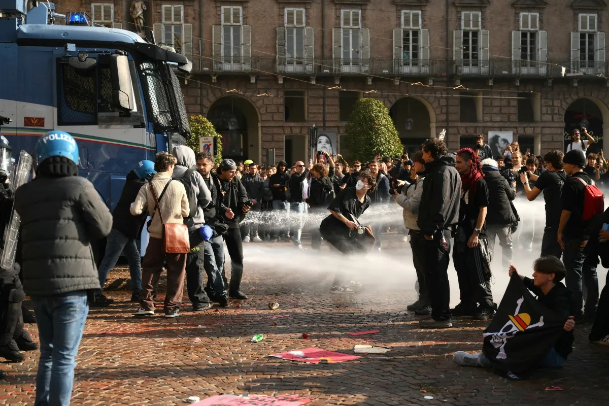 Protestas en Italia