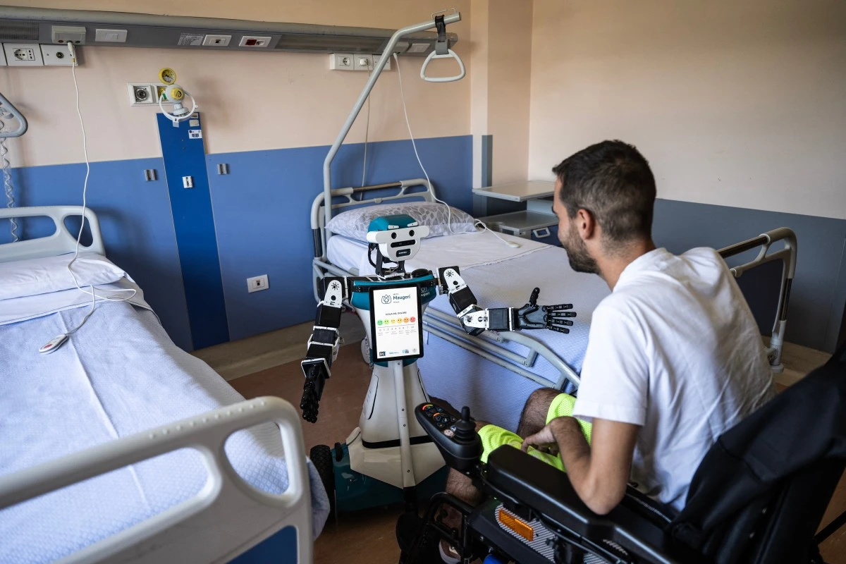 Robot Alter-Ego en hospital de Milán