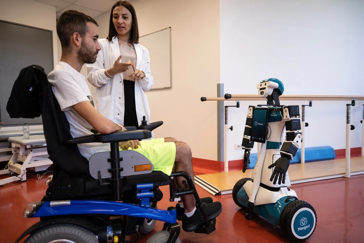 Robot Alter-Ego en hospital de Milán