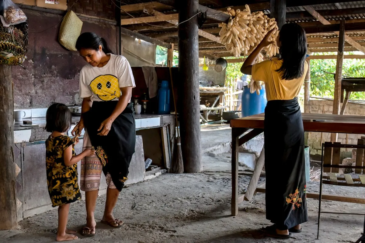 Pobladores de la Isla de Sumba