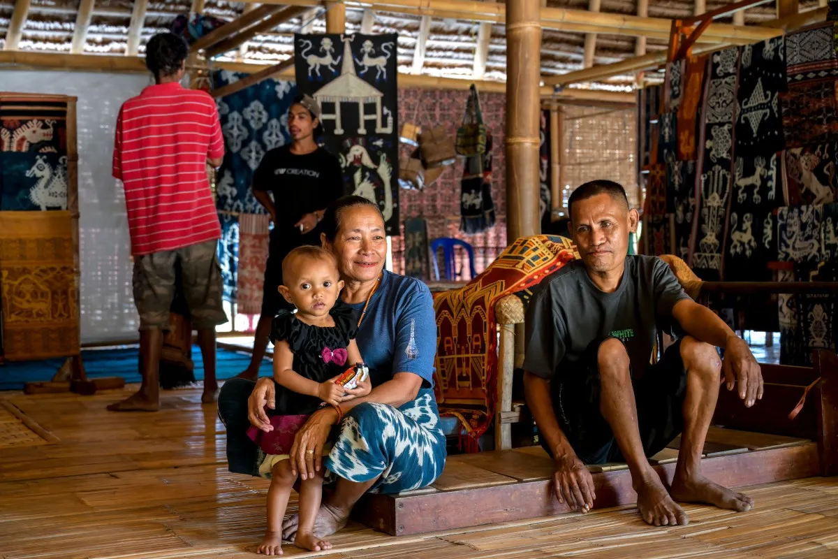 Pobladores de la Isla de Sumba