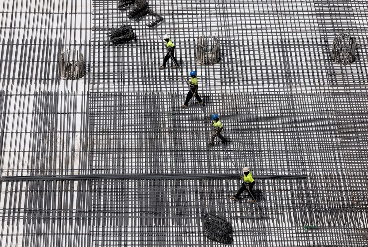 Trabajadores del sector construcción en España