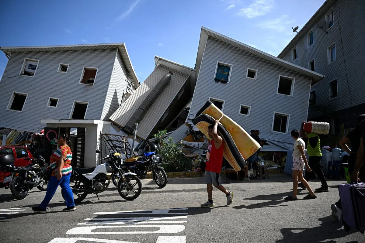 Afectados por terremotos en Venezuela